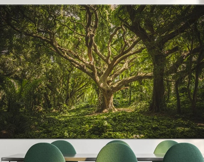Forest Wall Art, Forest Canvas, Forest Wall Decor, Tree Wall Art, Tree Canvas, Nature Wall Art, Landscape Wall Art, Landscape Canvas,