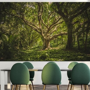 Forest Wall Art, Forest Canvas, Forest Wall Decor, Tree Wall Art, Tree Canvas, Nature Wall Art, Landscape Wall Art, Landscape Canvas,