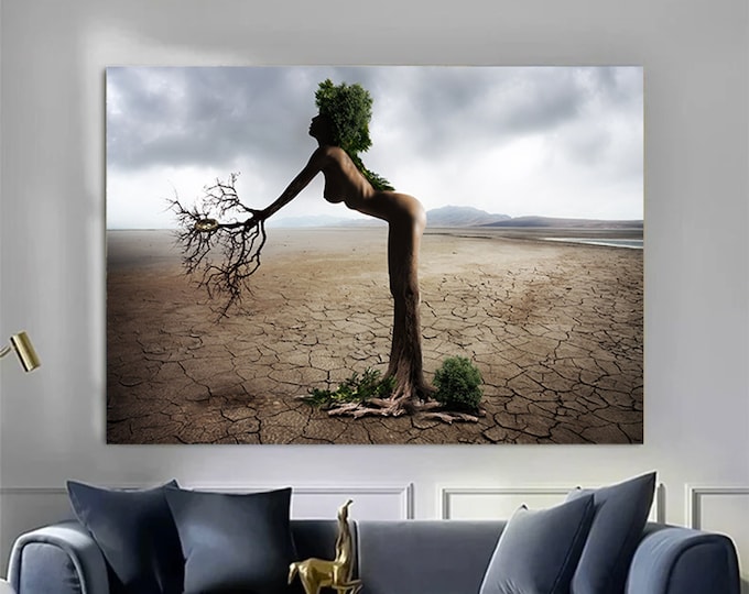 Tree Branch Print Abstract Tree Large Forest Print Tree Wall Art Forest Wall Art Trees Canvas Print Extra Large Wall Art