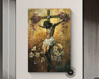 Jesus Canvas Art Print: Contemporary Christian Wall Decor