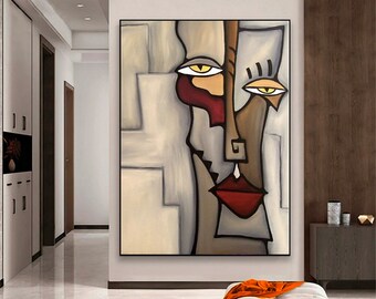 Picasso Abstract Figures Poster Blending In Face Wall Art Picture Prints Canvas Painting Living Room Decoration Home Decor