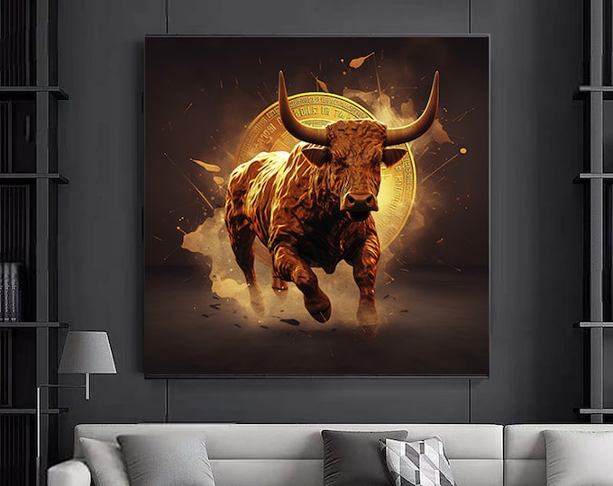 bull poster longhorn bull poster cow poster bull canvas print bull on canvas bull wall art bull print ,wall art canvas design.