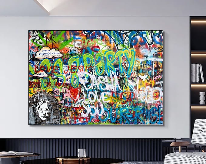 Banksy, Banksy Wall Art, Banksy Canvas, Banksy Street Art, Graffiti Canvas, Banksy Style, Graffiti Painting, Graffiti Wall Art, Street Art,