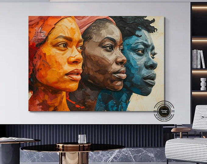 African Abstract Art Framed Poster, African Wall Art, African Woman, Abstract African Art, African Art, African Poster, Afro Woman, Print