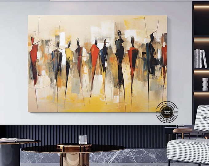 African American Art, African Black Art, Wall Art,Home Decor Art, Our Colorful People Watercolor Print,Watercolor Art,Abstract Art, Wall Art