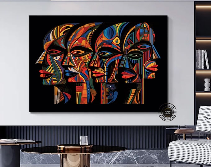 Tribal Mask African Art Framed Poster, African Mask, African Wall Art, African American Art, African Tribal Art, African Tribal Mask, Decor