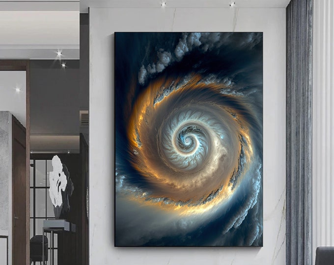 Milky Way - AI Canvas Art - Vibrant Space Scene Wall Decor, Home & Office, Astronomy Gift, Nebula Art, Galaxy, Universe, In All Sizes