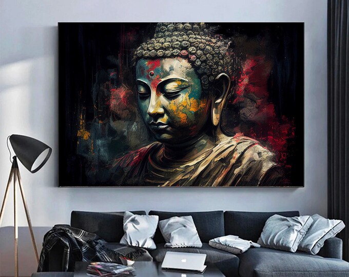 Buddha Canvas, Print, Wall Art Canvas Design, asian wal art, Buddha Print Wall Art,Asian Wall Art,Buddha Wall Art,Buddha Poster,