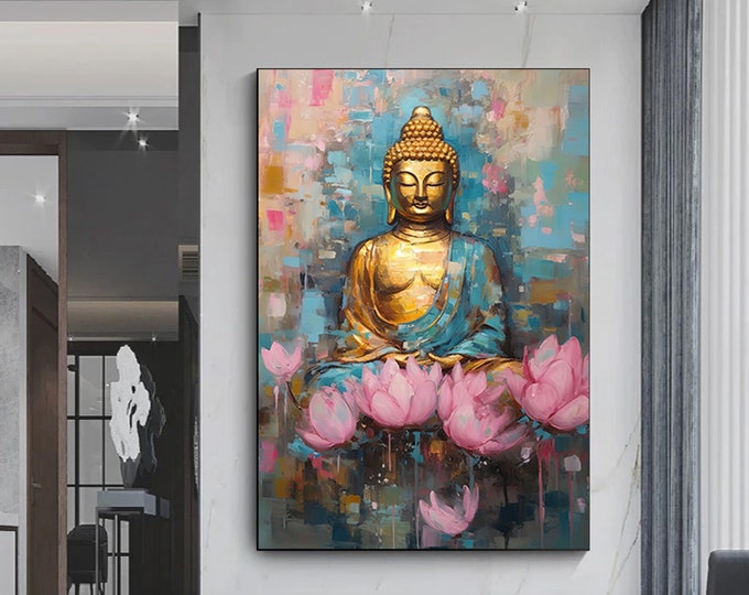 Buddhism black Buddha statue guatemala buddha temple canvas print gift idea home decor wall art print and canvas ready to hang, canvas art