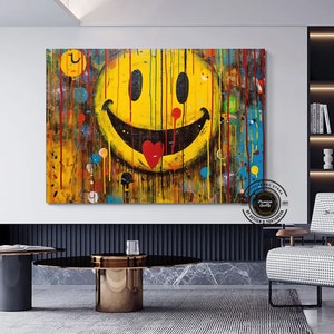 Street Art Canvas Wall Art, Graffiti Art Canvas, Pop Culture Wall Art Prints, Graffiti Wall Art Print, Street Art Painting, Graffiti Prints