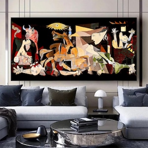 Guernica Canvas Pablo Picasso Guernica Painting Print Guernica Wall