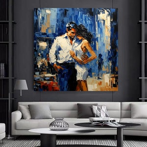 Tango Couple Canvas Print: Music Room Art, Ready to Hang