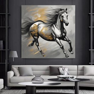 Pferd Druck - Modernes Tier Wandbild