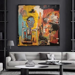 Modern Street Art, Original Graffiti Art, Unique Abstract Wall Paintings On Canvas, Abstract Graffiti Art, Colorful Paintings, Ready to Hang