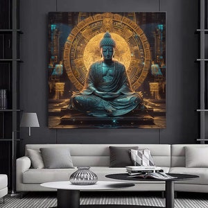 Buddha Print Wall Art,Asian Wall Art,Buddha Wall Art,Buddha lux Poster,Buddha Canvas Painting,Print,Wall Art Canvas.