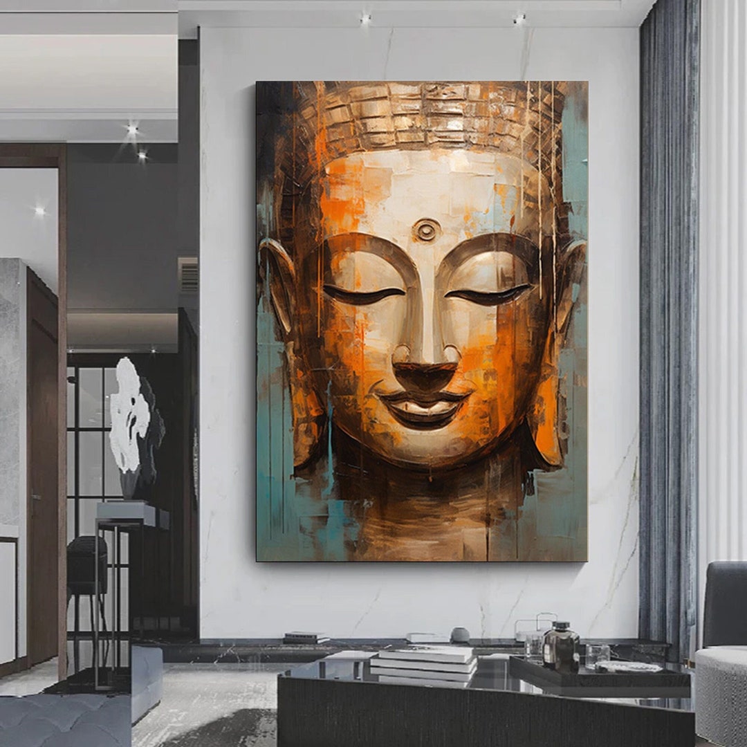 Buddha Canvas Print Wall Art Canvas Design Ready to Hang Etsy