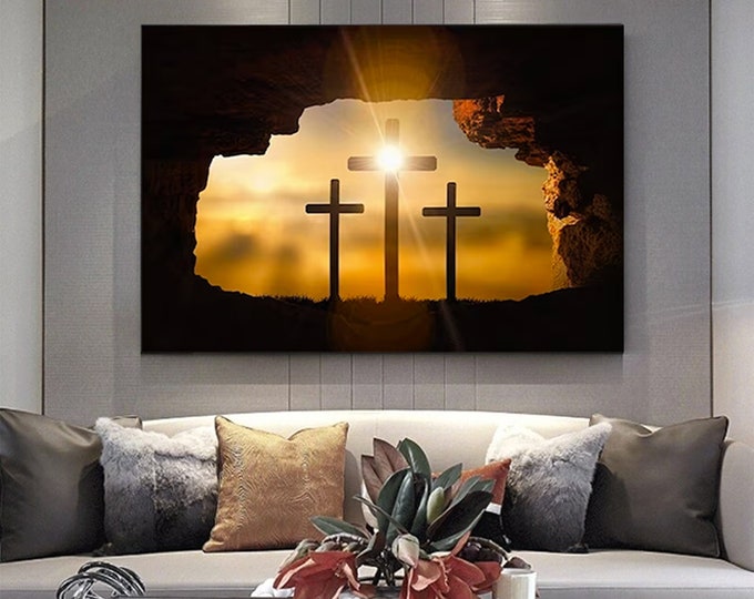 Jesus Cross Canvas, Cross, Jesus Wall Hanging, Jesus, Canvas Painting, Canvas Print, Custom Canvas, Canvas Wall Art, Jesus Canvas