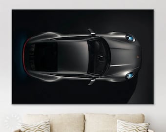 Porsche 911 Canvas Print // Porsche 911 Carrera 4S (992) 2019 // Canvas Wall Art