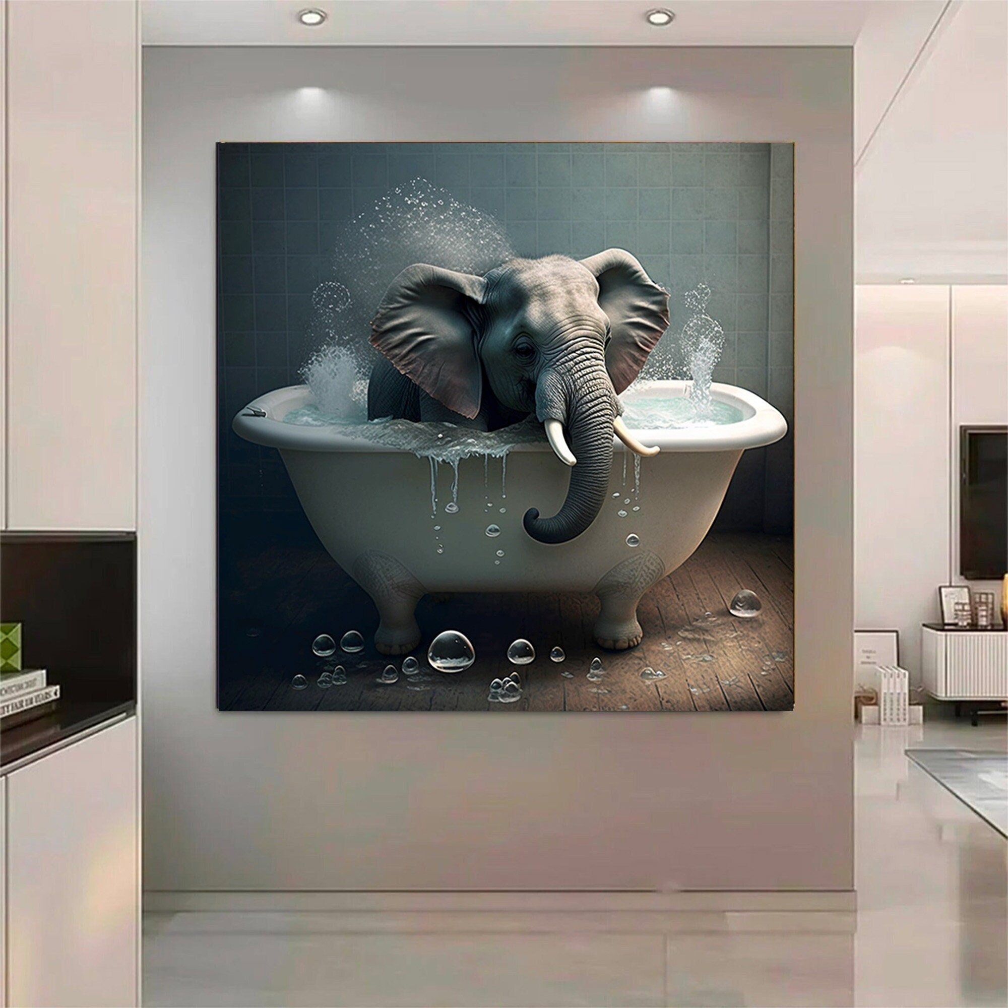 Elephant Wall Decor - Layered Art - Unique Wall Art – California Craft House
