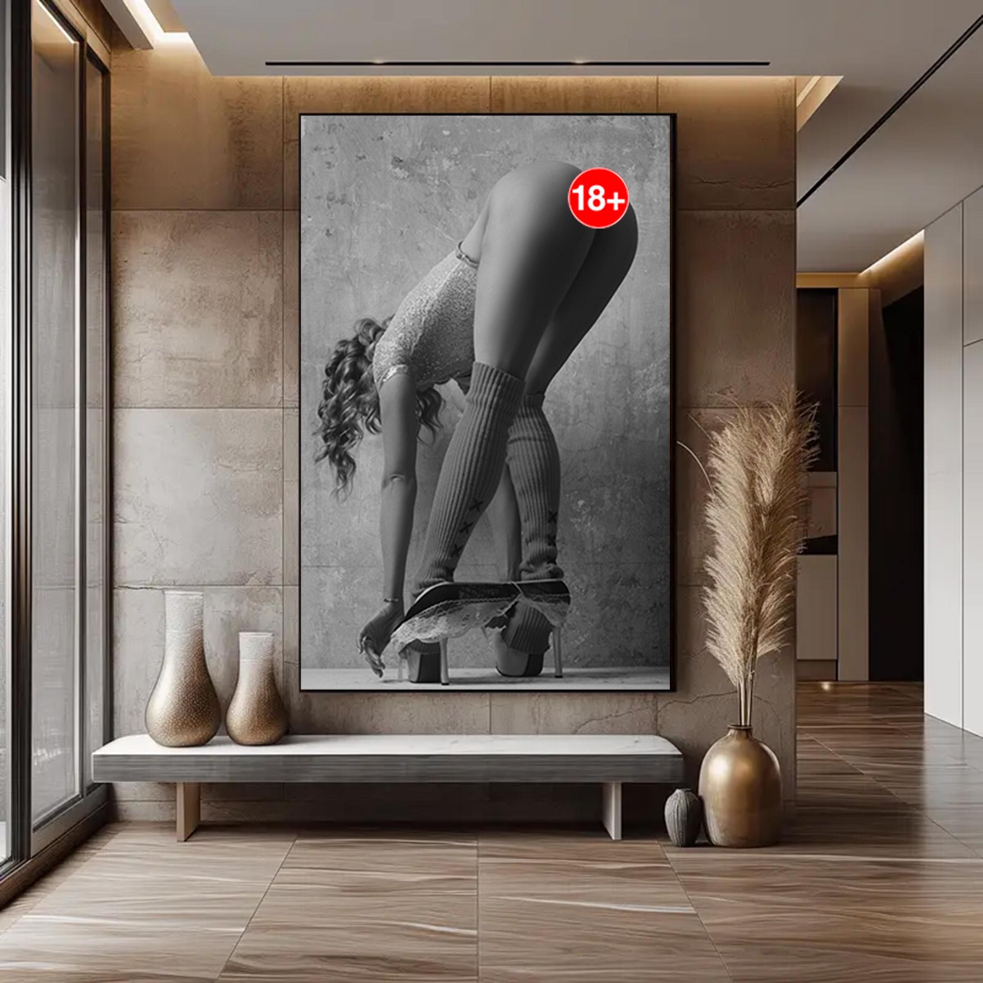 Erotic Woman Art Print Sexy Feet Fetish Luxury Handmade Wall Art Etsy