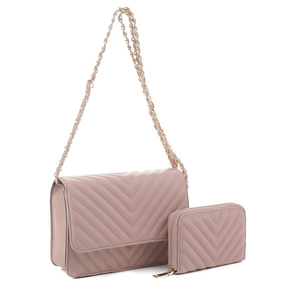 Chala Handbags LaserCut Totes Shoulder Purse with Matching Wallet Gift Set  (Plum_ Paw Combo): Handbags: Amazon.com