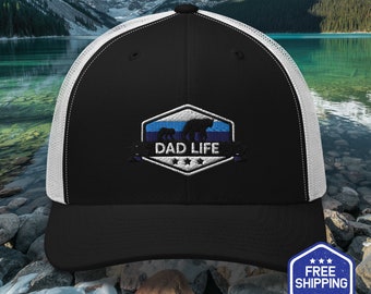 Trucker Dad Life | Dad gift customized | personalized gift por him | dad and sons hats | Dad and son matching hat