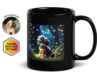 Custom digital art Pet Gifts, Custom Pet Coffee Mug, Dog Coffee Mug, Dog Photo Mug, Dog Picture Mug, Dog Photo Gifts, AI digital art dog