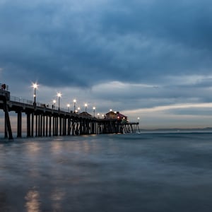 Ocean Pier Photography Print, Fine Art Photography, Beach Lover Gift Idea, Landscape Photography, Ocean Art