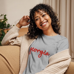 Georgia Script Women's Relaxed T-Shirt