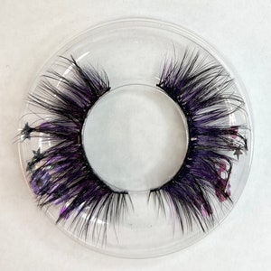 PURPLE HAZE -- Handmade Vegan Faux Mink Luxury Lashes
