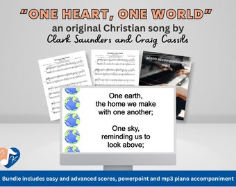 One Heart, One World - is an original Christian song created by Clark Saunders and Craig Cassils