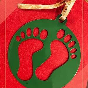 Jolly Green Feet 5 Toe Rescue Christmas Tree Ornament Air Force Rescue CSAR Pilot PJ SMA Pararescue Helicopter