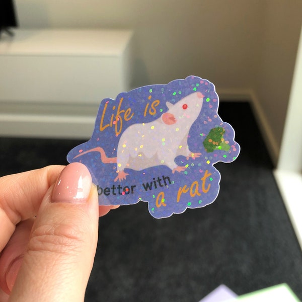 Rat stickers (fundraising for NZAVS)