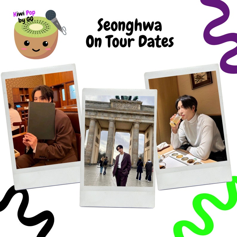 Seonghwa Ateez photo sets On Tour