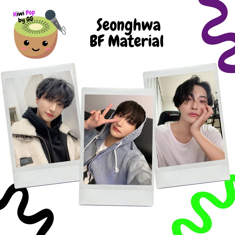 Seonghwa Ateez photo sets BF Material