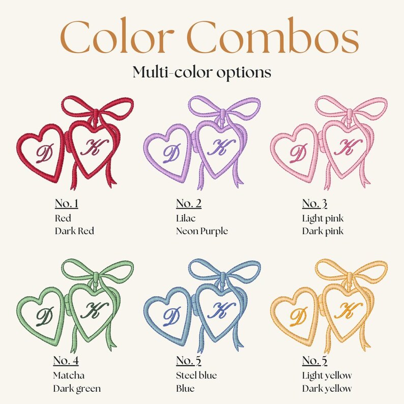 Personalized Heart Bow Baby Tee, Embroidered Initials Shirt, Coquette Aesthetic Bow Shirt, Custom monogrammed gift for her, dainty bow image 6