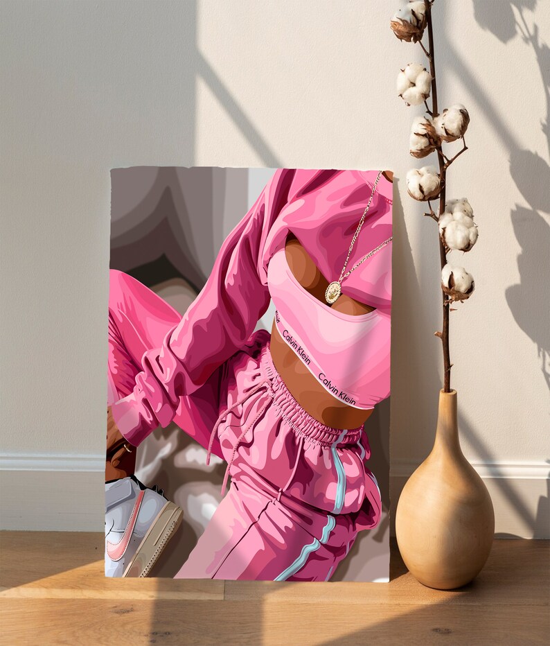 Black Woman Wall Art Black Girl Wall Art Black Girl Prints Etsy