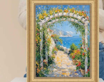 Traditional Golden Scoop Bead Picture Frame
