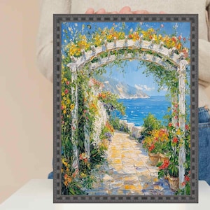Narrow Black Stars Picture Frame