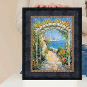 Wide Venetian Black With Gold Luxury Picture Frame