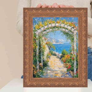 Wide Aged Gold Leaf Gothic Luxury Picture Frame