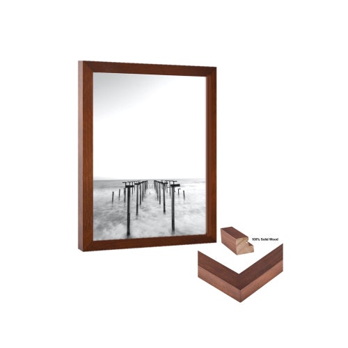 Wood 20x28 Picture Frame Black 20x28 Poster Frame Wall shops Hanging