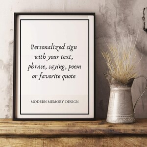 custom print custom poster custom signs home sign Typography personalized sign Custom poem print Poem print Custom poem Art prints
