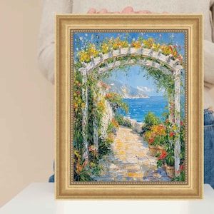 Traditional Golden Scoop Bead Picture Frame