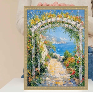 Narrow Gold Stars Picture Frame