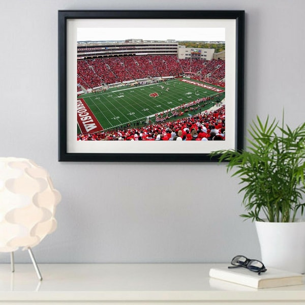 Camp Randall Stadium Framed Art Etsy