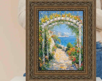 Wide Luxury Vintage Antique Gold Picture Frame