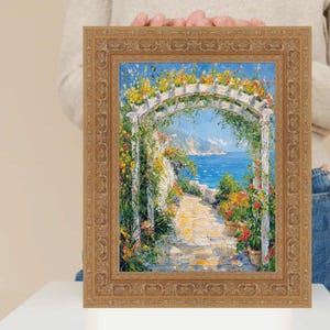 Wide Sistine Chapel Gold Italian Picture Frame 11x14 frame