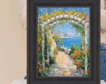 Wide Black Bronze Leather Picture Frame