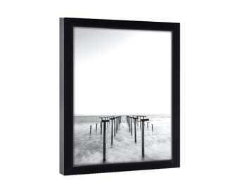 Wall  16x30 Poster frame Black wood for 16x30 Picture or Poster Print